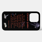 Coques Case-Mate iPhone Soldats chrétiens (Verso (horizontal))