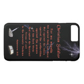 Coques Case-Mate iPhone Soldats chrétiens (Dos (Horizontal))