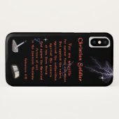 Coques Case-Mate iPhone Soldats chrétiens (Dos (Horizontal))