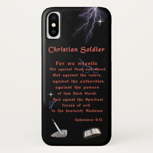 Coques Case-Mate iPhone Soldats chrétiens (Dos)