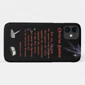 Coques Case-Mate iPhone Soldats chrétiens (Dos (Horizontal))
