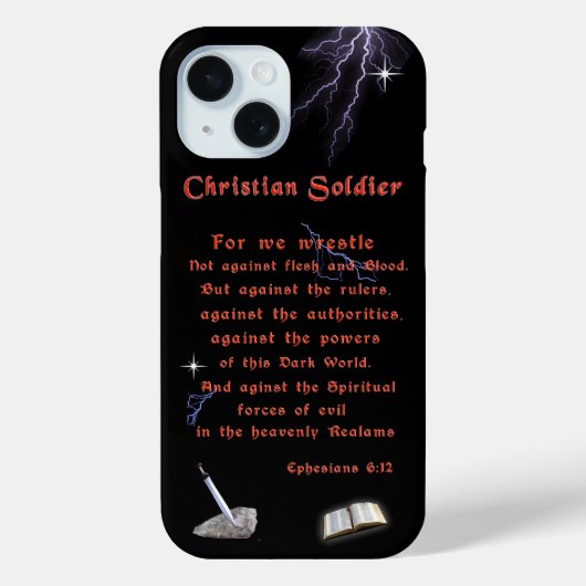 Coques Case-Mate iPhone Soldats chrétiens (Verso)