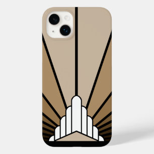 Coque Pour iPhone 14 Plus Soleil Art déco