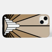 Coques Case-Mate iPhone Soleil Art déco (Verso (horizontal))
