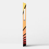 Coques Case-Mate iPhone Soleil Art déco à l'aube (Verso / Gauche)