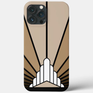 Case-Mate iPhone Case Soleil Art déco bronzé