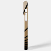 Coques Case-Mate iPhone Soleil Art déco bronzé (Verso / Gauche)