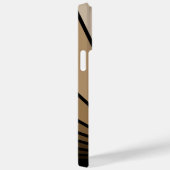 Coques Case-Mate iPhone Soleil Art déco bronzé (Verso / Droite)