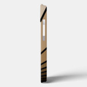 Coques Case-Mate iPhone Soleil Art déco bronzé (Verso / Gauche)