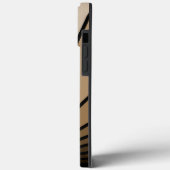Coques Case-Mate iPhone Soleil Art déco bronzé (Verso / Gauche)
