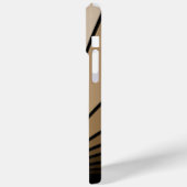 Coques Case-Mate iPhone Soleil Art déco bronzé (Verso / Gauche)