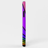 Coques Case-Mate iPhone Soleil Art déco en arc-en-ciel (Dos/Droite)