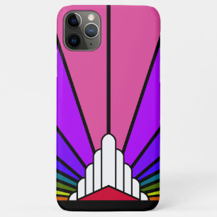 Case-Mate iPhone Case Soleil Art déco en arc-en-ciel