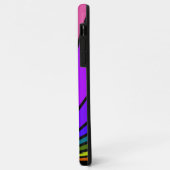 Coques Case-Mate iPhone Soleil Art déco en arc-en-ciel (Dos/Gauche)