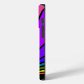 Coques Case-Mate iPhone Soleil Art déco en arc-en-ciel (Verso / Gauche)