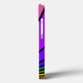 Coques Case-Mate iPhone Soleil Art déco en arc-en-ciel (Verso / Gauche)