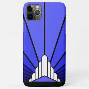 Case-Mate iPhone Case Soleil Art déco en bleu