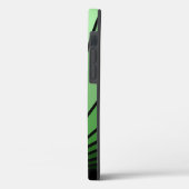 Coques Case-Mate iPhone Soleil Art déco en vert (Verso / Gauche)
