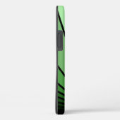Coques Case-Mate iPhone Soleil Art déco en vert (Verso / Droite)