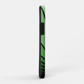 Coques Case-Mate iPhone Soleil Art déco en vert (Dos/Droite)