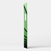 Coques Case-Mate iPhone Soleil Art déco en vert (Verso / Droite)