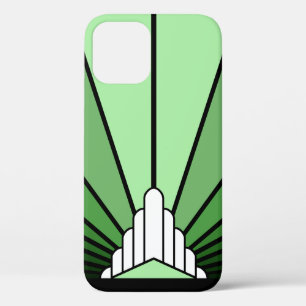 Case-Mate iPhone Case Soleil Art déco en vert