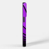 Coques Case-Mate iPhone Soleil Art déco en violet (Verso / Droite)