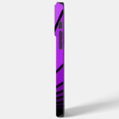 Coques Case-Mate iPhone Soleil Art déco en violet (Verso / Gauche)