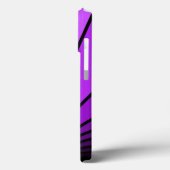 Coques Case-Mate iPhone Soleil Art déco en violet (Verso / Gauche)