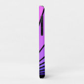 Coques Case-Mate iPhone Soleil Art déco en violet & rose (Dos/Gauche)