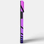 Coques Case-Mate iPhone Soleil Art déco en violet & rose (Verso / Droite)