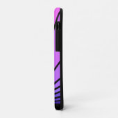 Coques Case-Mate iPhone Soleil Art déco en violet & rose (Dos/Gauche)
