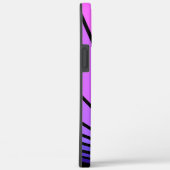 Coques Case-Mate iPhone Soleil Art déco en violet & rose (Verso / Droite)