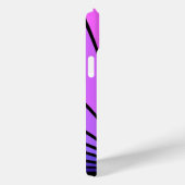 Coques Case-Mate iPhone Soleil Art déco en violet & rose (Verso / Droite)