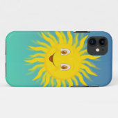 Coques Case-Mate iPhone Soleil Avec Lignes Circulaires (Dos (Horizontal))