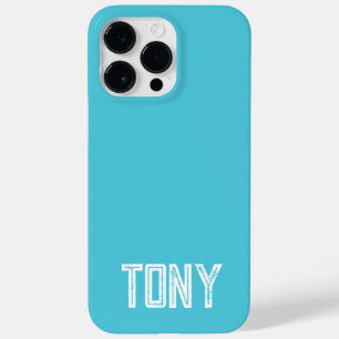 Coque Pour Pour iPhone 14 Pro Max Soleil brillant ciel bleu Nom personnalisé Monogra