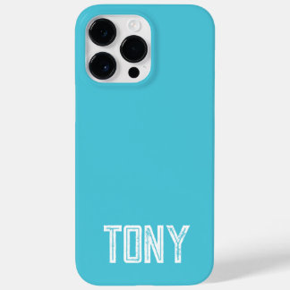 Coque Pour Pour iPhone 14 Pro Max Soleil brillant ciel bleu Nom personnalisé Monogra