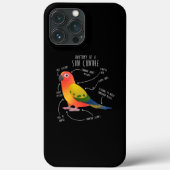 Coques Case-Mate iPhone Soleil Conure Anatomie Funny Mignonne Animal Parro (Verso)