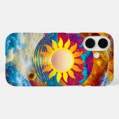 Coques Case-Mate iPhone Soleil cosmique (Verso (horizontal))