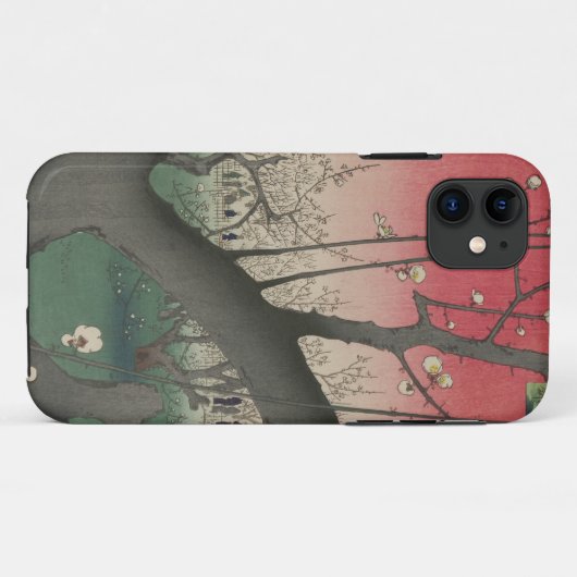 Coques Case-Mate iPhone soleil couchant japonais pruniers arbres (Dos (Horizontal))