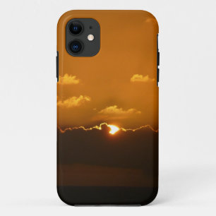 Etui iPhone Case-Mate Soleil Derrière les nuages I Orange Sunset Photo