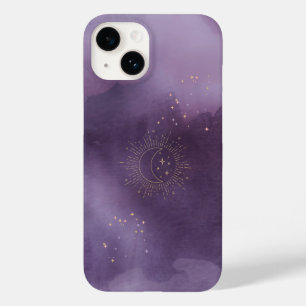 Coque Pour iPhone 14 Soleil et Lune