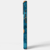 Coques Case-Mate iPhone Soleil Et Lune Sur Bleu (Verso / Gauche)