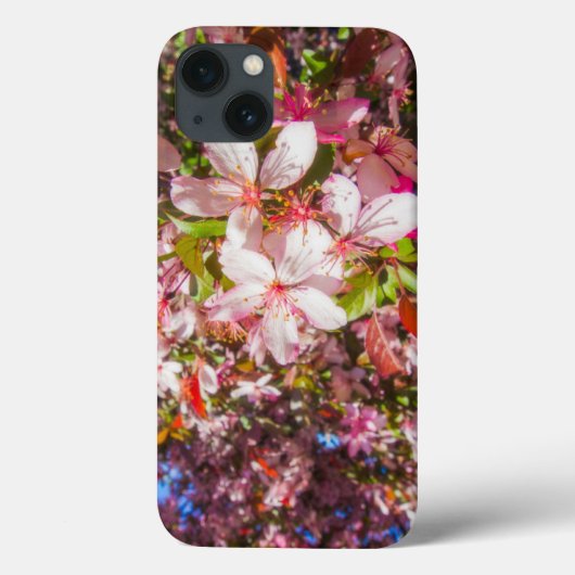 Coques Case-Mate iPhone Soleil et nuages La nature fleurit Coeur en fleurs (Verso)