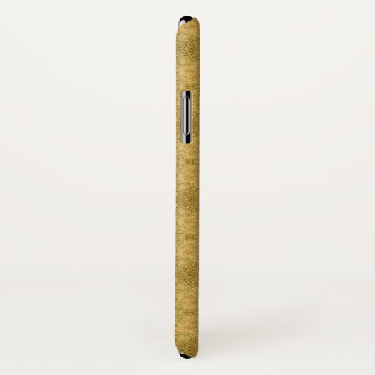 Coques Case-Mate iPhone Soleil jaune or brillant motif (Dos/Droite)