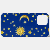 Coques Case-Mate iPhone Soleil, Lune et étoiles (Verso (horizontal))