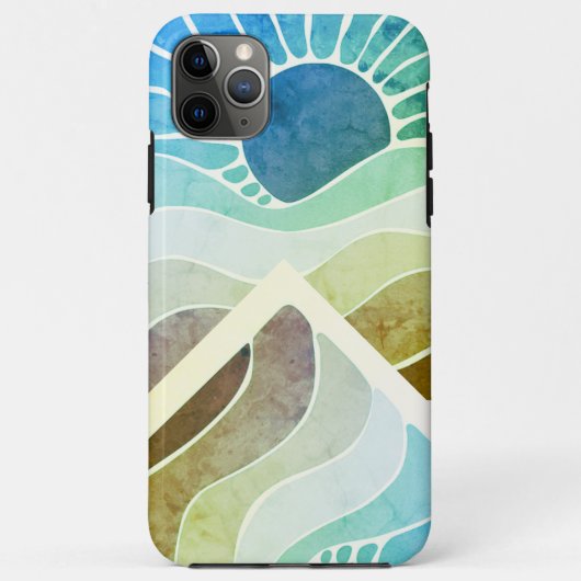 Coques Case-Mate iPhone soleil ondulé (Dos)