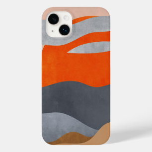 Coque Pour iPhone 14 Plus Soleil peint, nuages et eau