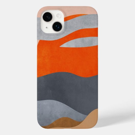 Coques Case-Mate iPhone Soleil peint, nuages et eau (Verso)