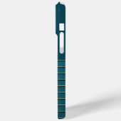 Coques Case-Mate iPhone Soleil rayonnant sur Turquoise (Verso / Gauche)